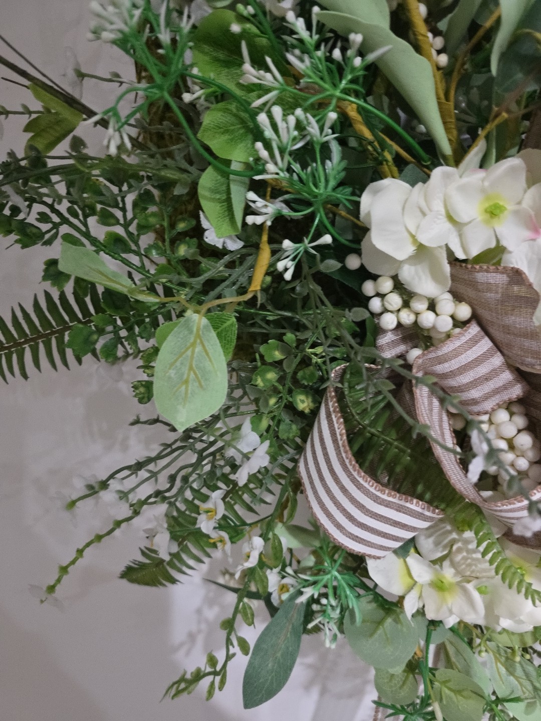 Handmade Every Day Year Round Moss Covered Angel Vine Wreath Large