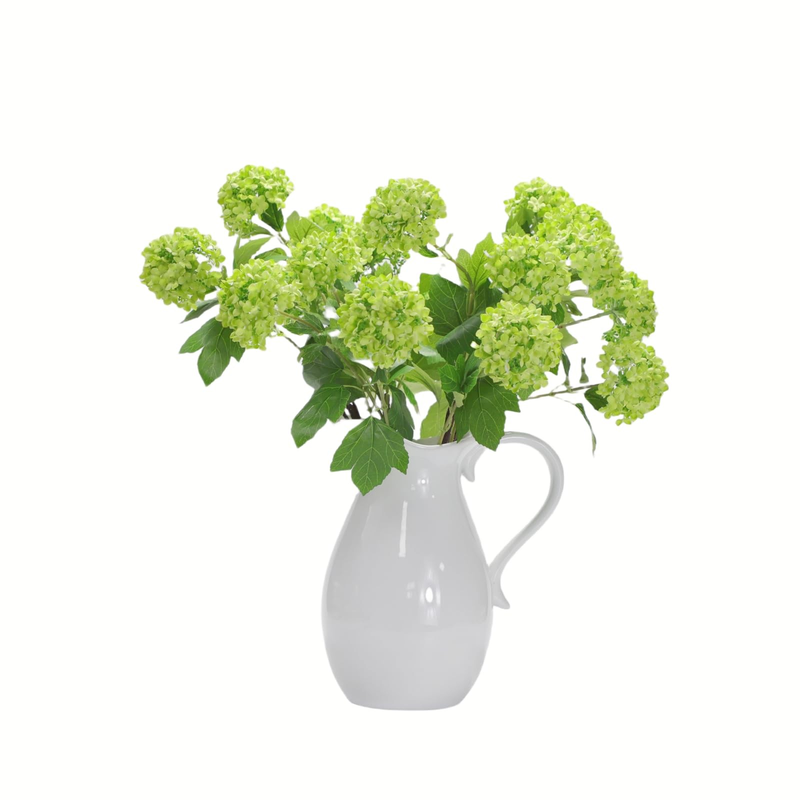 Hydrangea Artificial Flowers Fake Hydrangeas – Silk Flowers 4 Pack 28 Inch Long