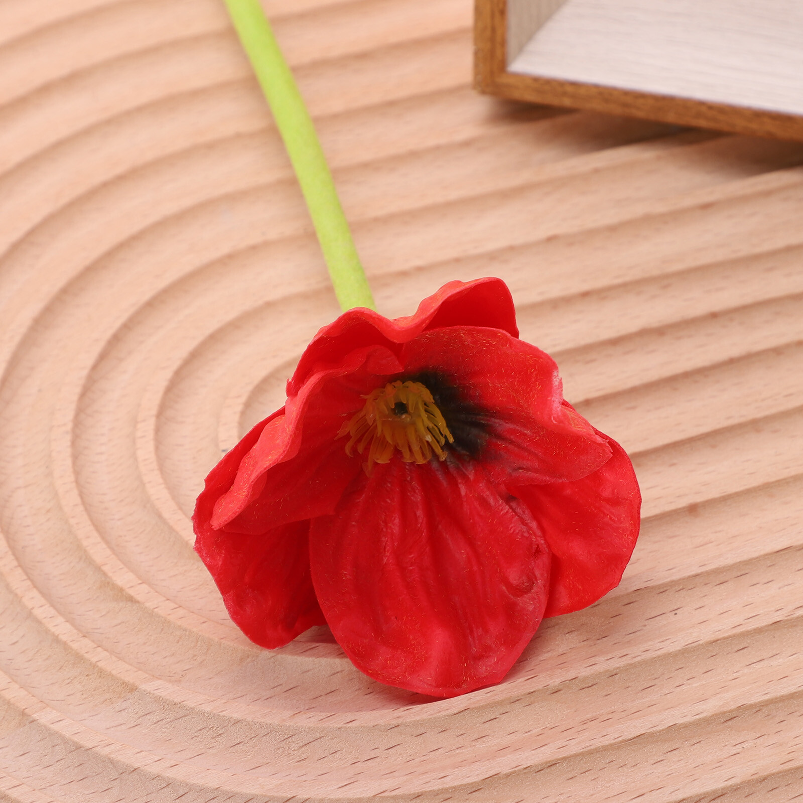 Artificial Poppy Silk Flowers Wedding Bouquet Desk Room Decor Ornaments Deco FFG
