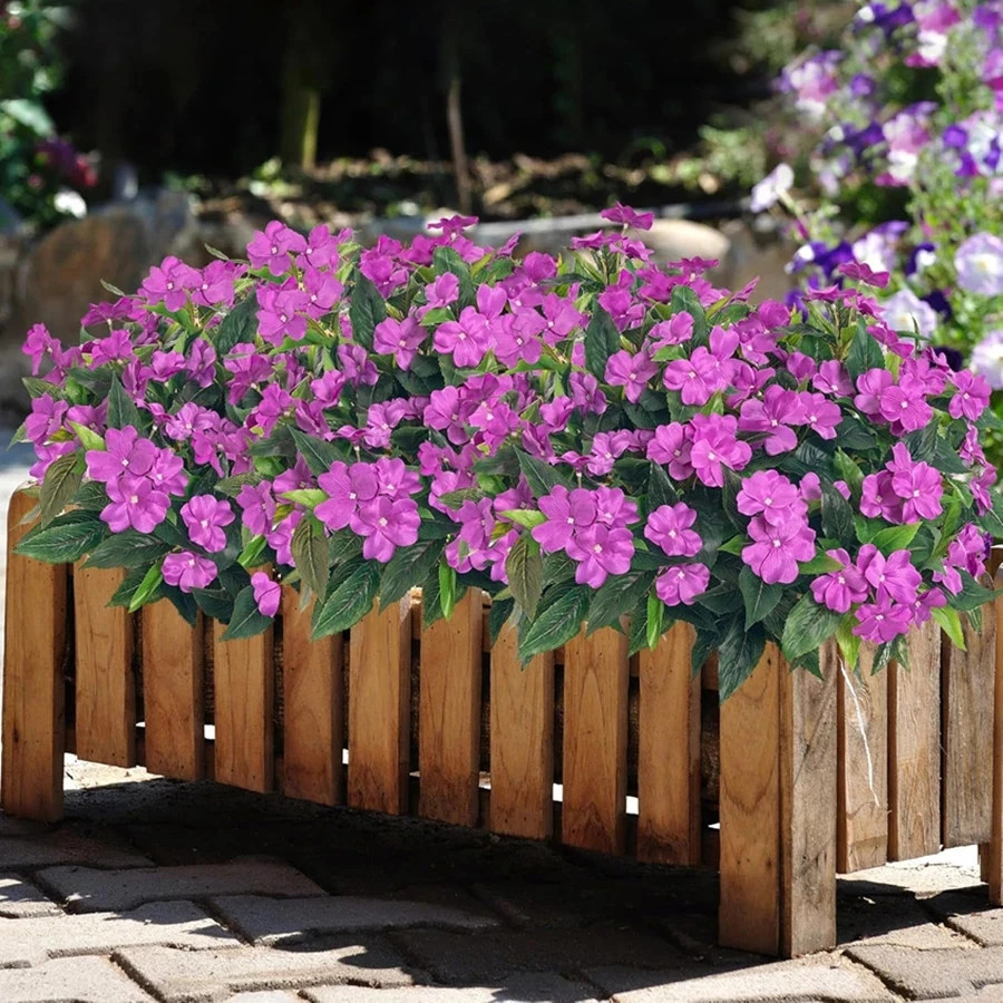 Silk Balsam Artificial Flowers High Quality Wedding Home Room Table Centre