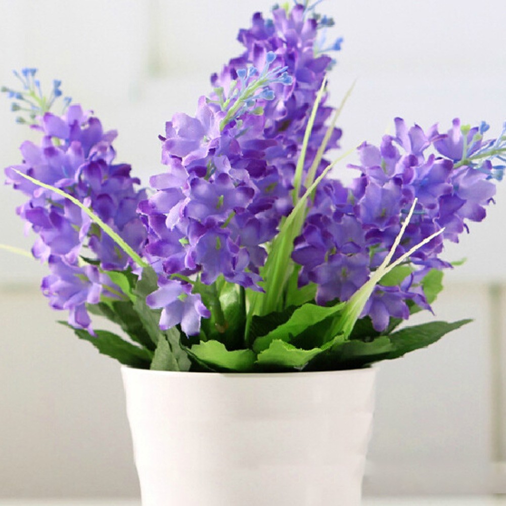 Silk Hyacinth Wedding Decor Reception Decor Realistic Look High-fidelity Silk