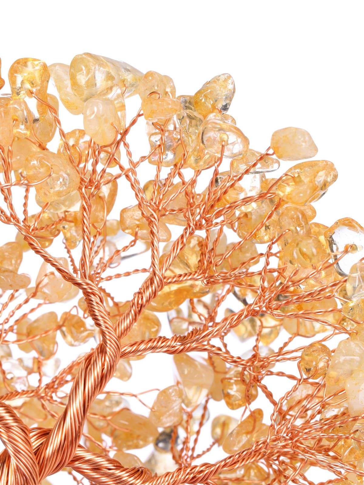 Natural Citrine Healing Crystal Money Tree on Amethyst Cluster Geode Druzy Ba…