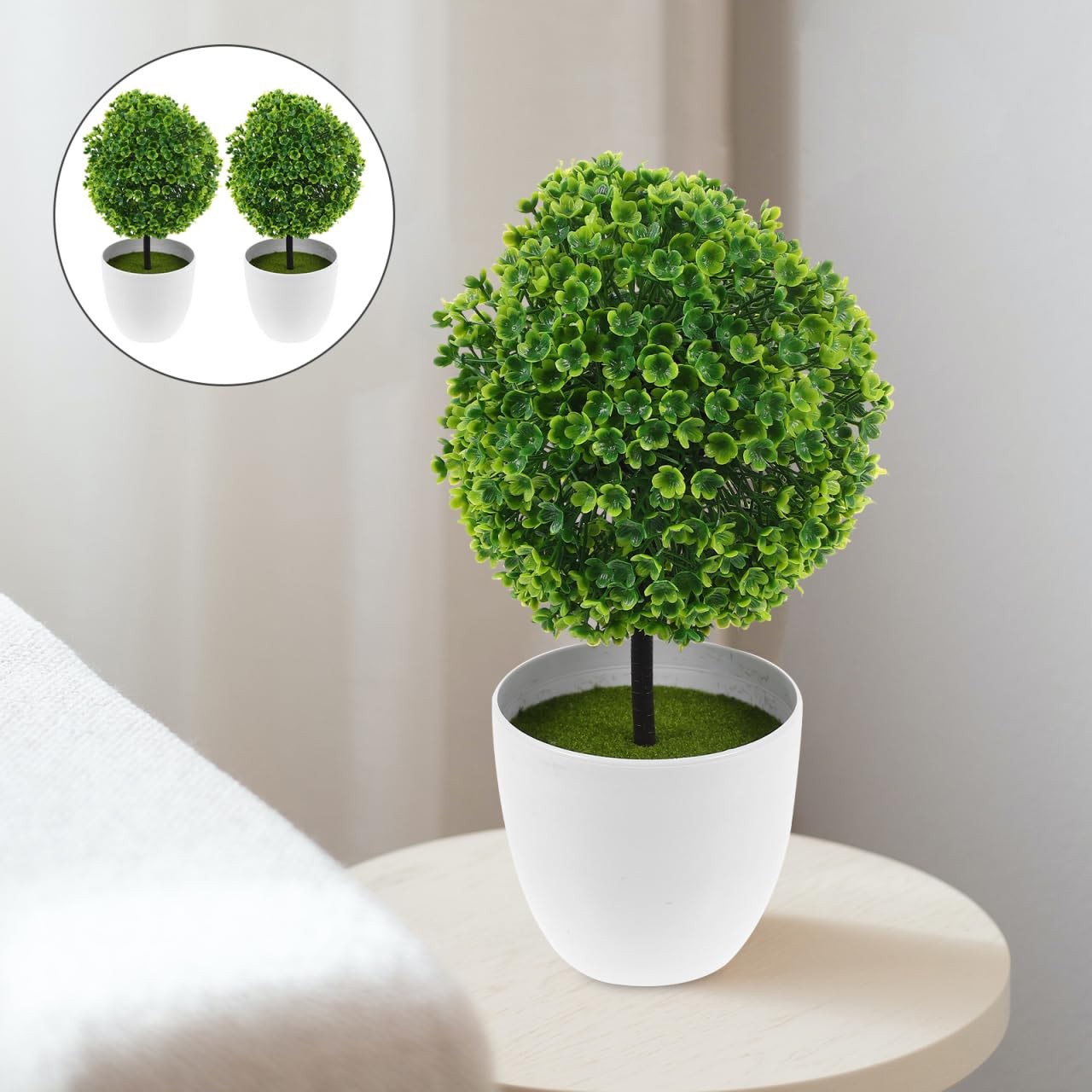 Artificial Plants Ball Simulated Bonsai Decorative Topiary for Home Office Ta…