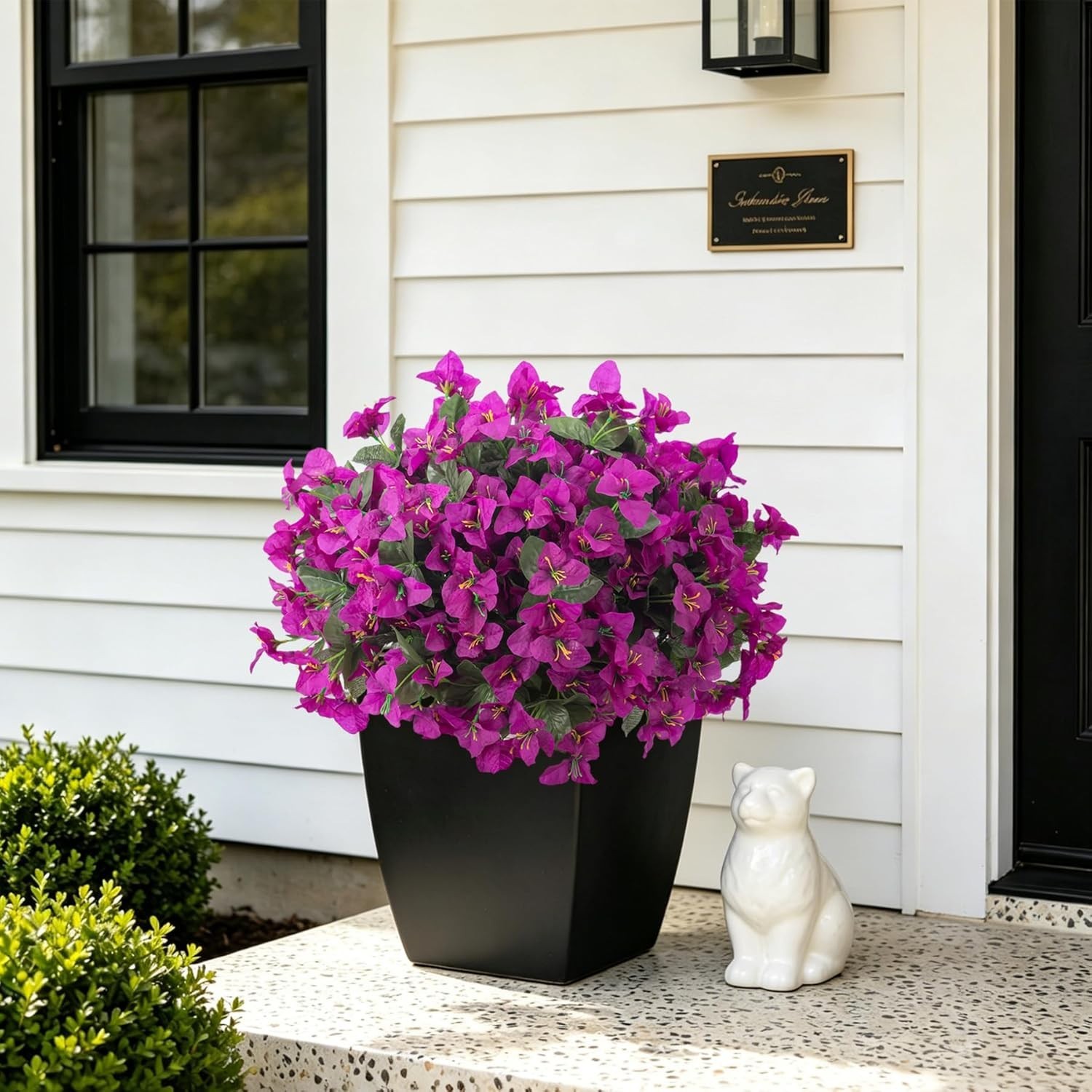 6 Bundles UV Resistant Bougainvillea – Elegant Silk Flowers for Outdoor Decor