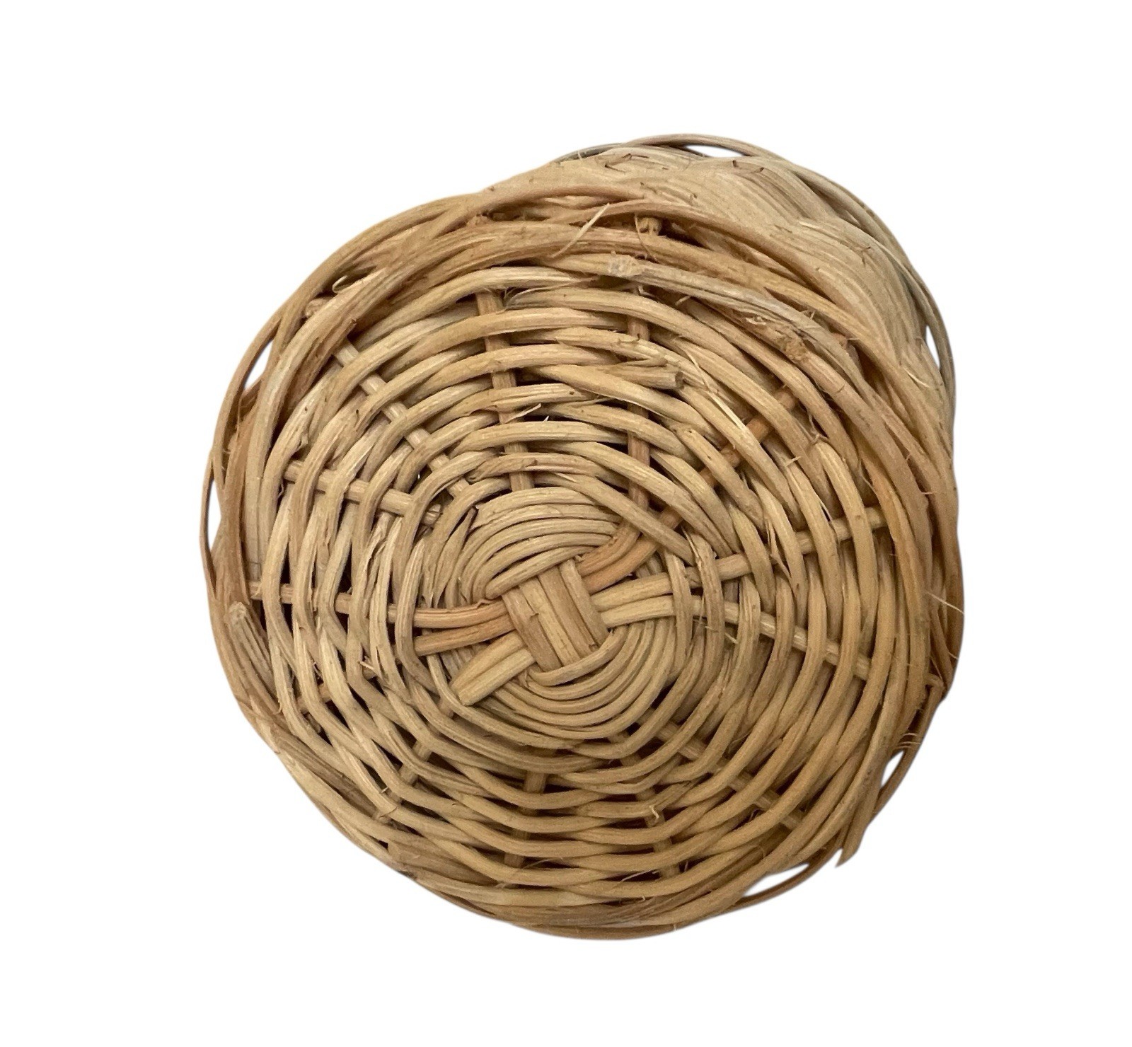 28” Boho Wicker Cactus In Wicker Pot.
