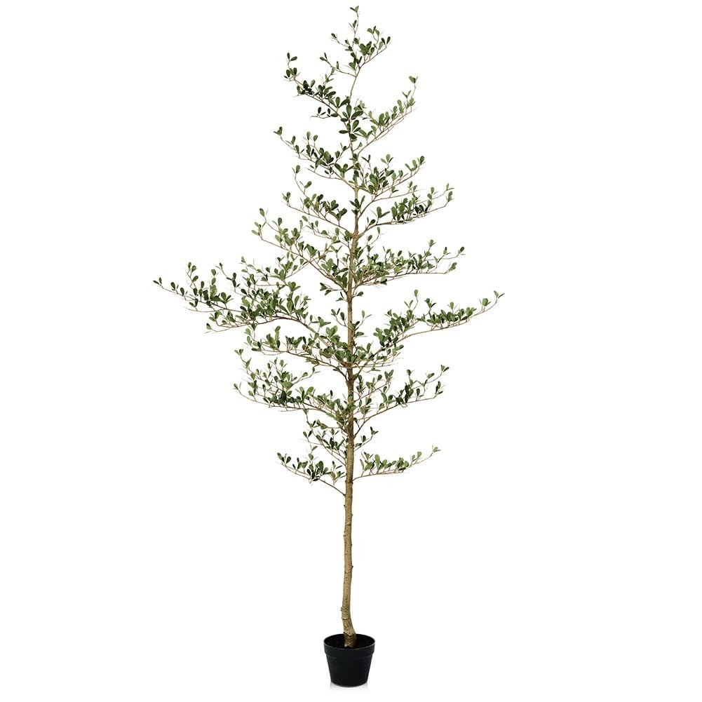 Verinatural 6ft Shady Lady Faux Tree, Artificial Black Olive Tree XYHGL210cm-1