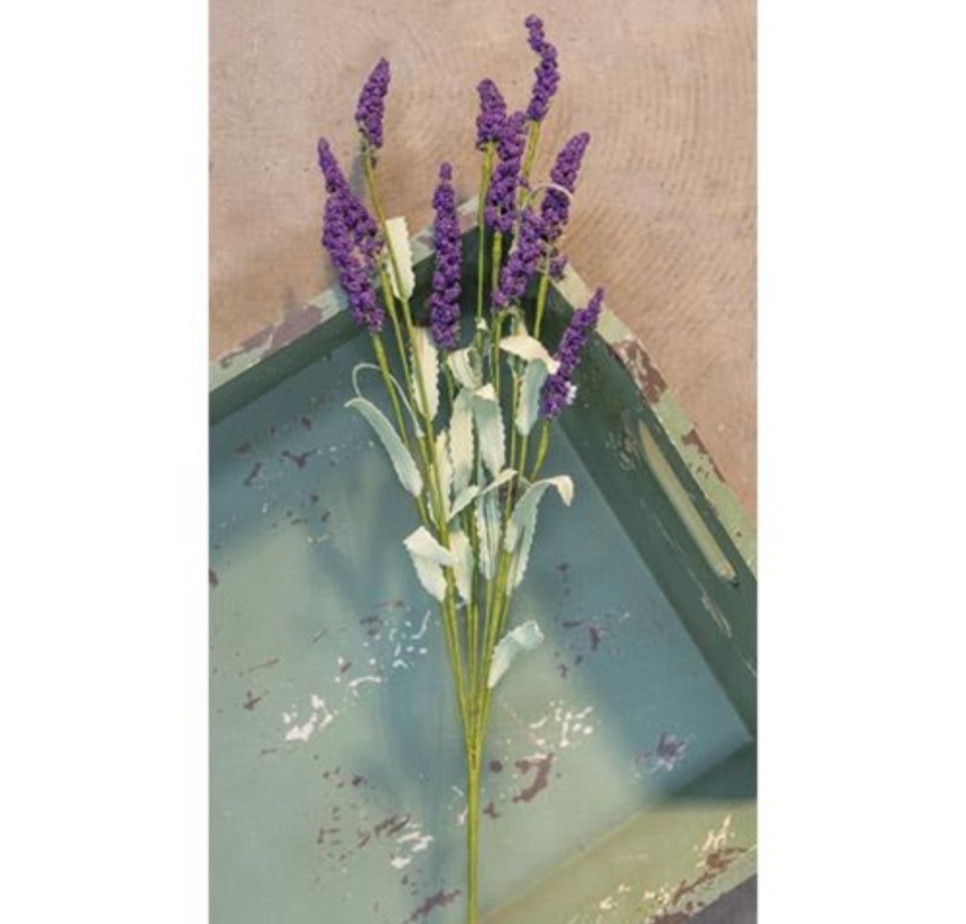 20″ Purple Heather Floral Pick Decor