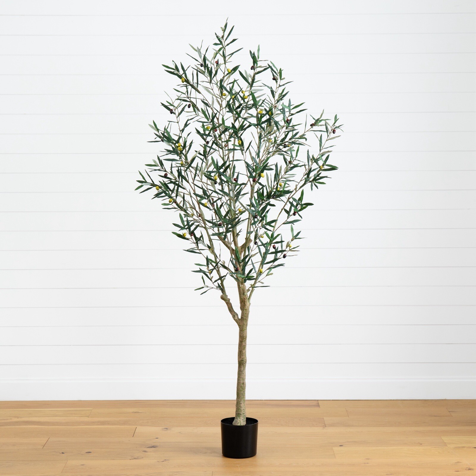 7′ Artificial Greco Olive Tree Home Decor. Retail $329