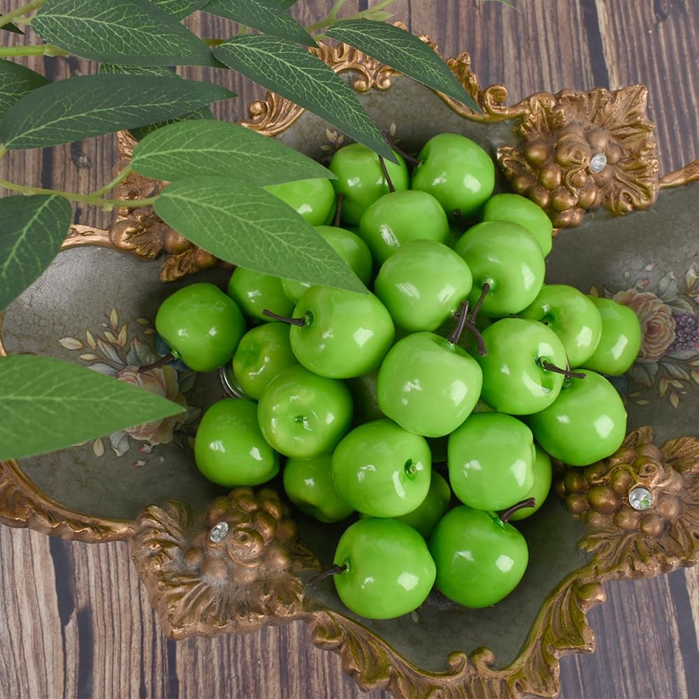Fake Apples 20PCS Artificial Fruit Decor for Kitchen Party