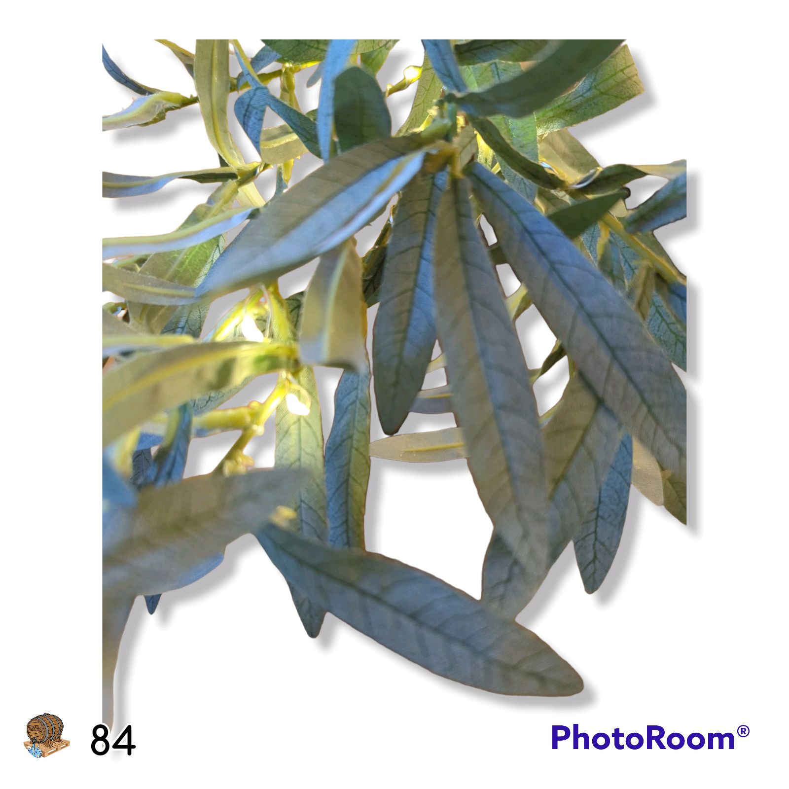 REMON 5-6ft Faux Lighted Tree, Artificial Eucalyptus Tree with LED Lighting