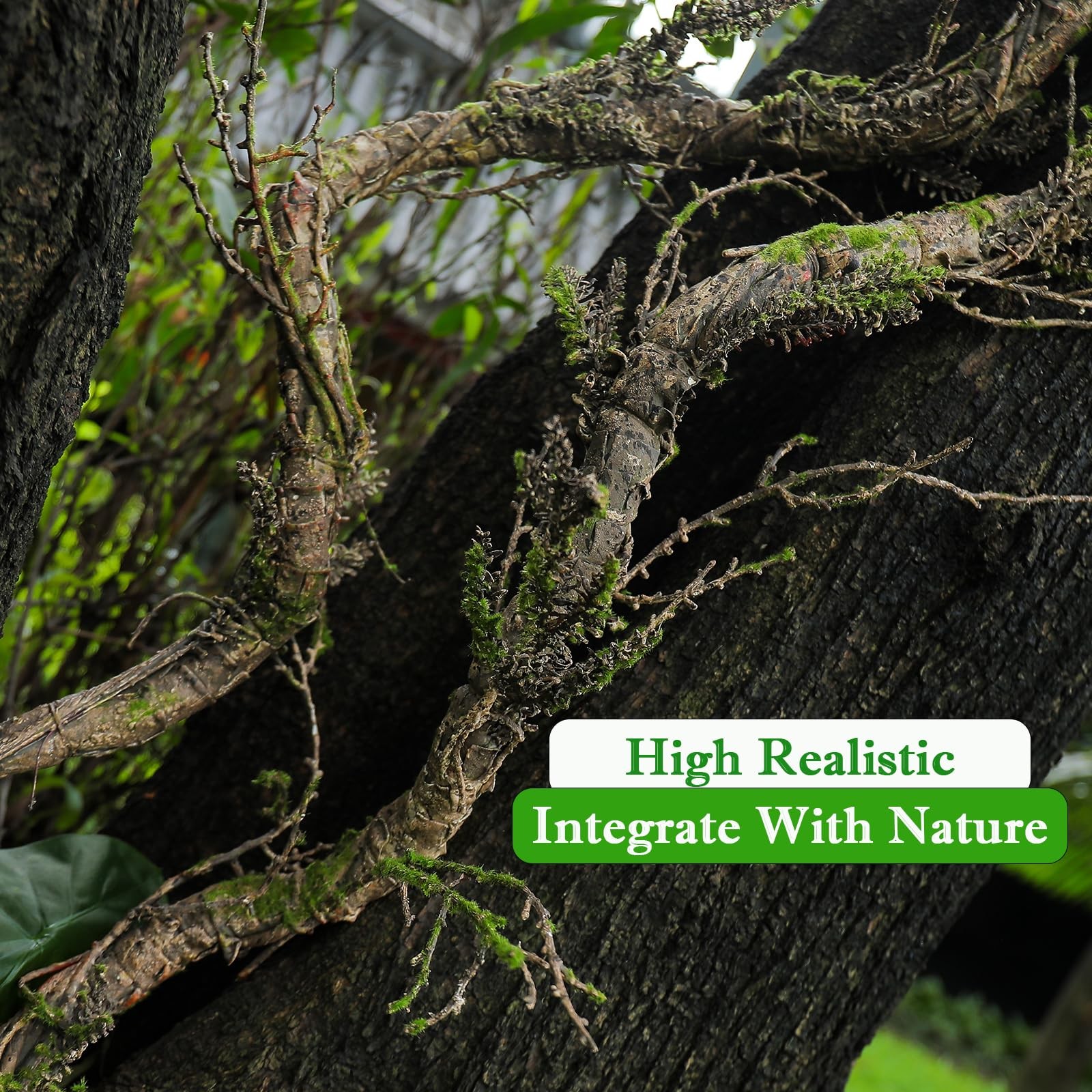 2Pcs 39.4inch Thick Bendable Artificial Tree Trunk Fake Large Wood Branches T…