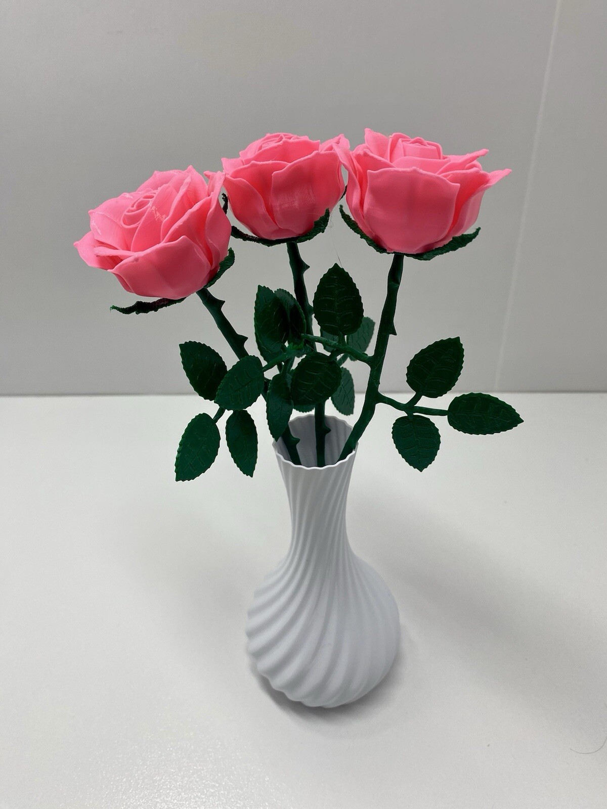 Forever Roses – 3D Printed – Life Sized – Perfect for Valentine’s Day – 3D PRINT