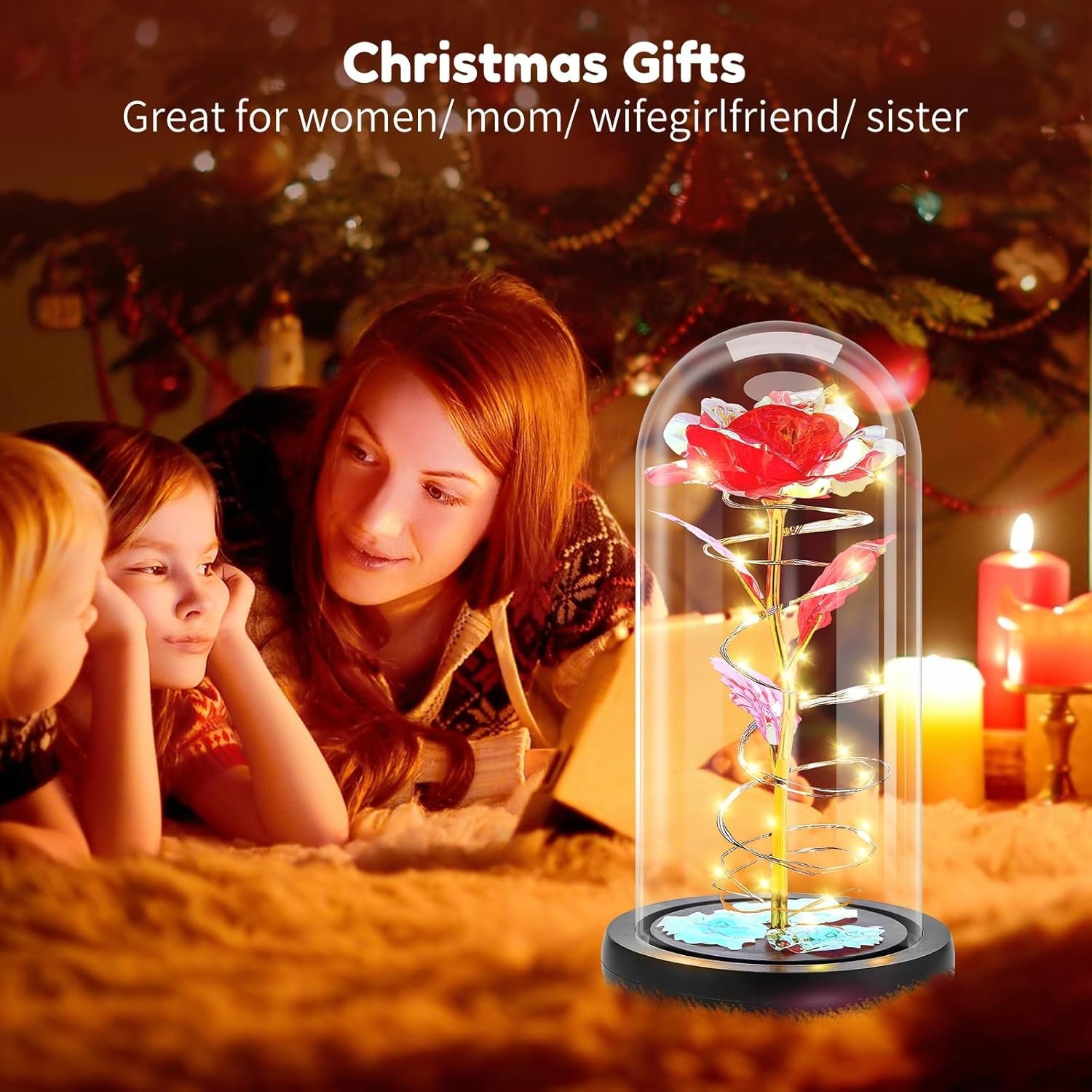 Everlasting Light-Up Glass Rose – Perfect Gift for Mother’s Day & Anniversaries