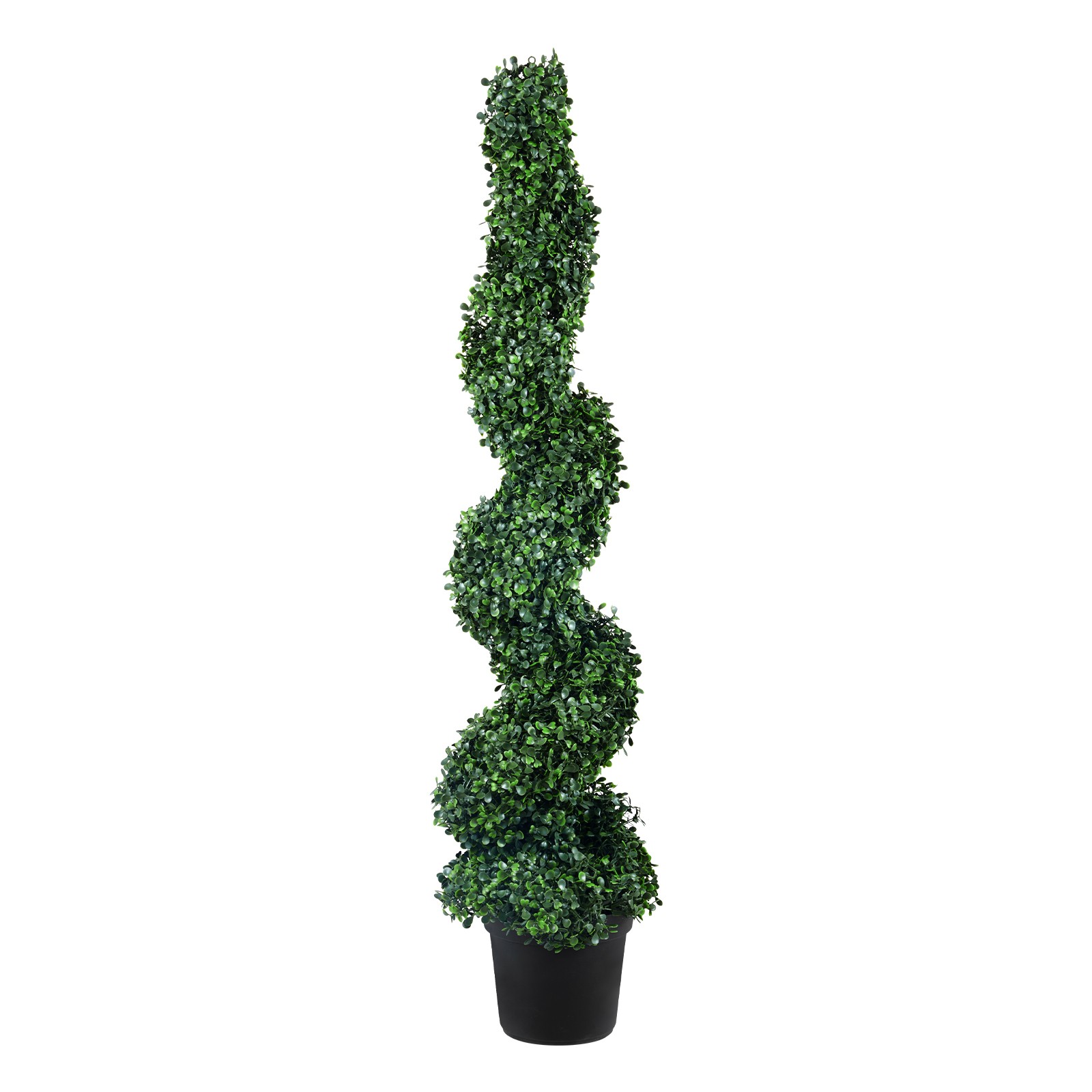 2Pack 5ft Artificial Topiary Spiral Tree Faux Plant UV Indoor Outdoor Home Decor