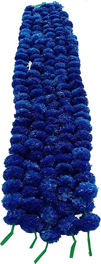Diwali Indian Wedding Decoration 20 PCs Set Artificial Marigold Flower Garlands