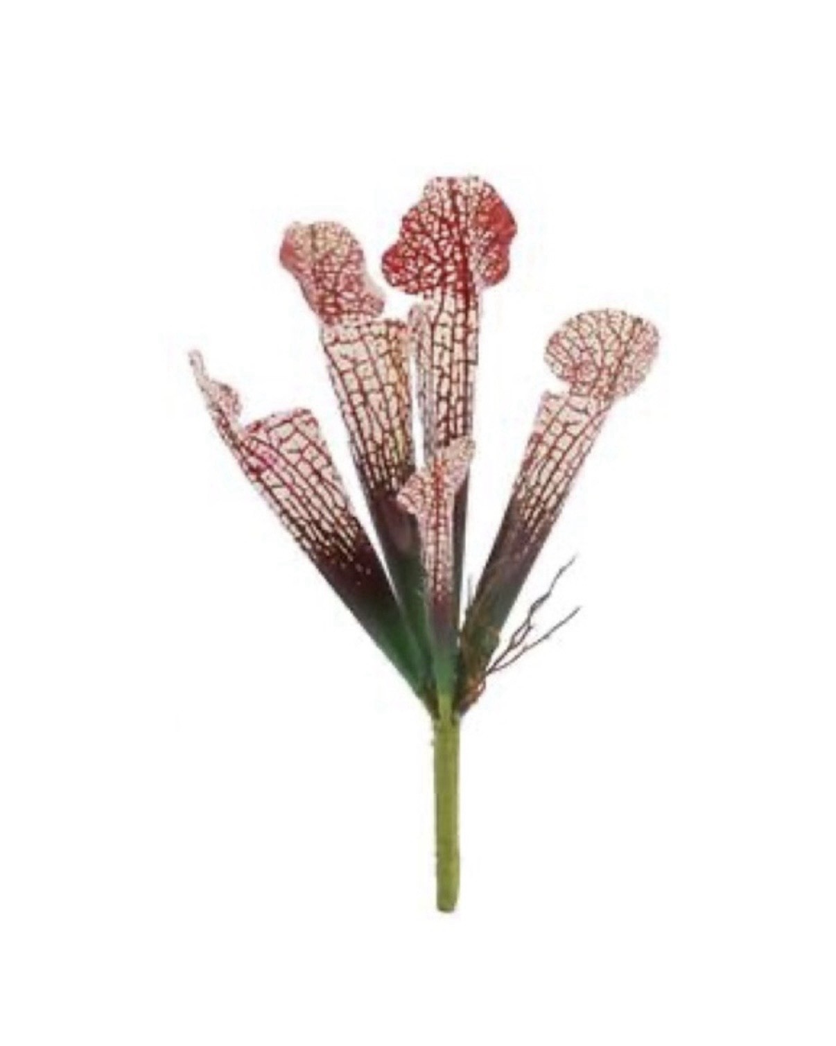 Artificial Flowers 10.5″ Pink White Mushroom Pick by Ashland