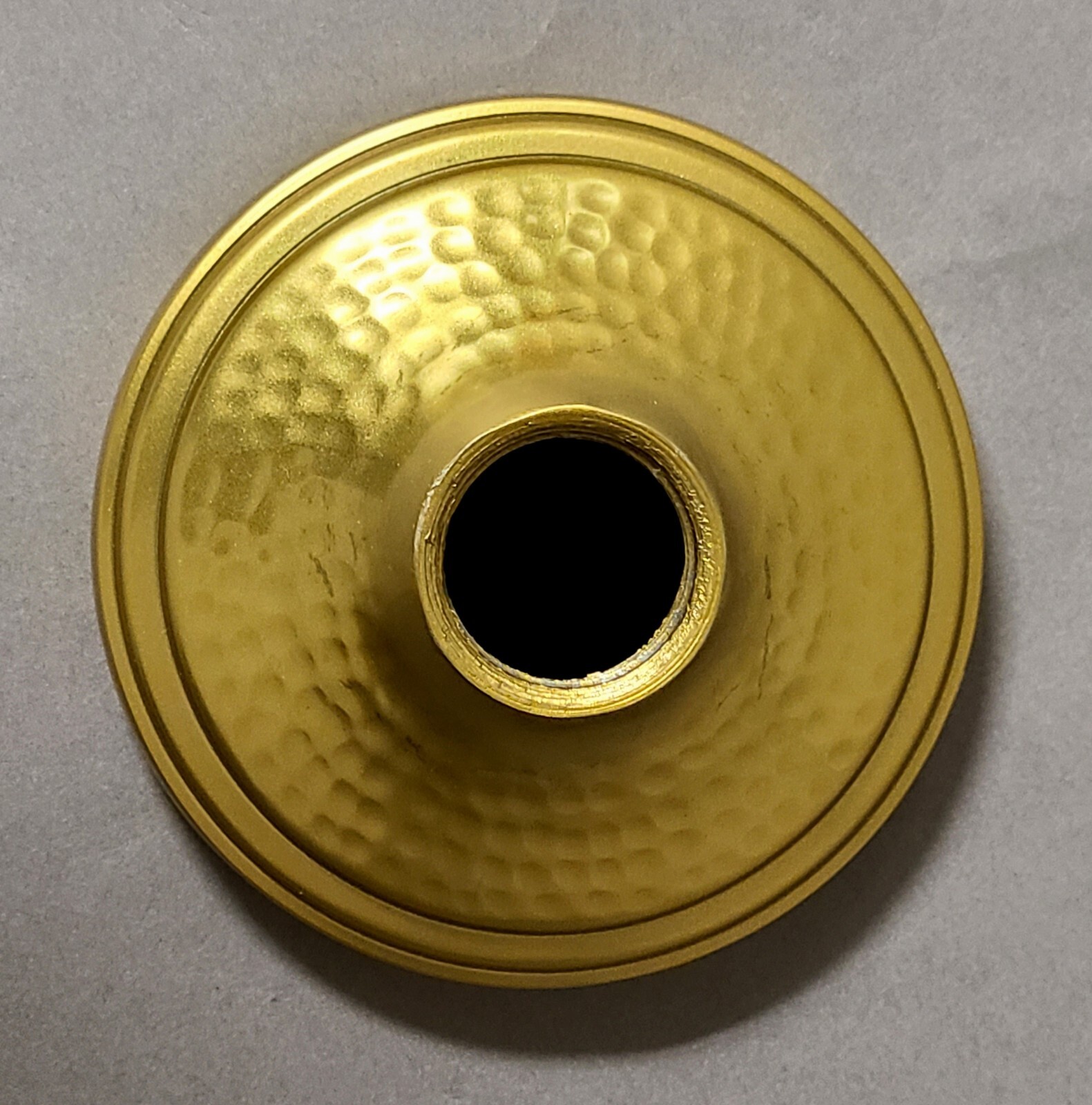 Compote Bowl Vase Gold Finish Hammered Low 8″Dia 4.5″High Set/2 FREE SHIPPING