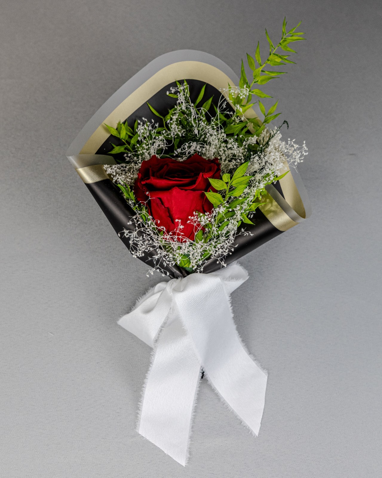 Preserved Red Rose Bouquet – Gothic Dark Romance – Small Luxury Arrangement