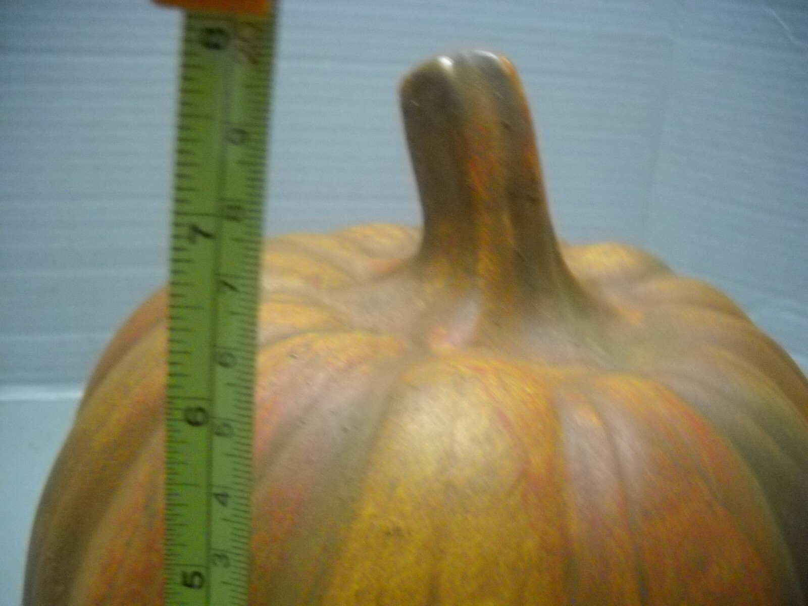 CERAMIC PUMKIN EUROPEAN HOME COLLECTION HOLLOWEEN FALL 8″X 8″
