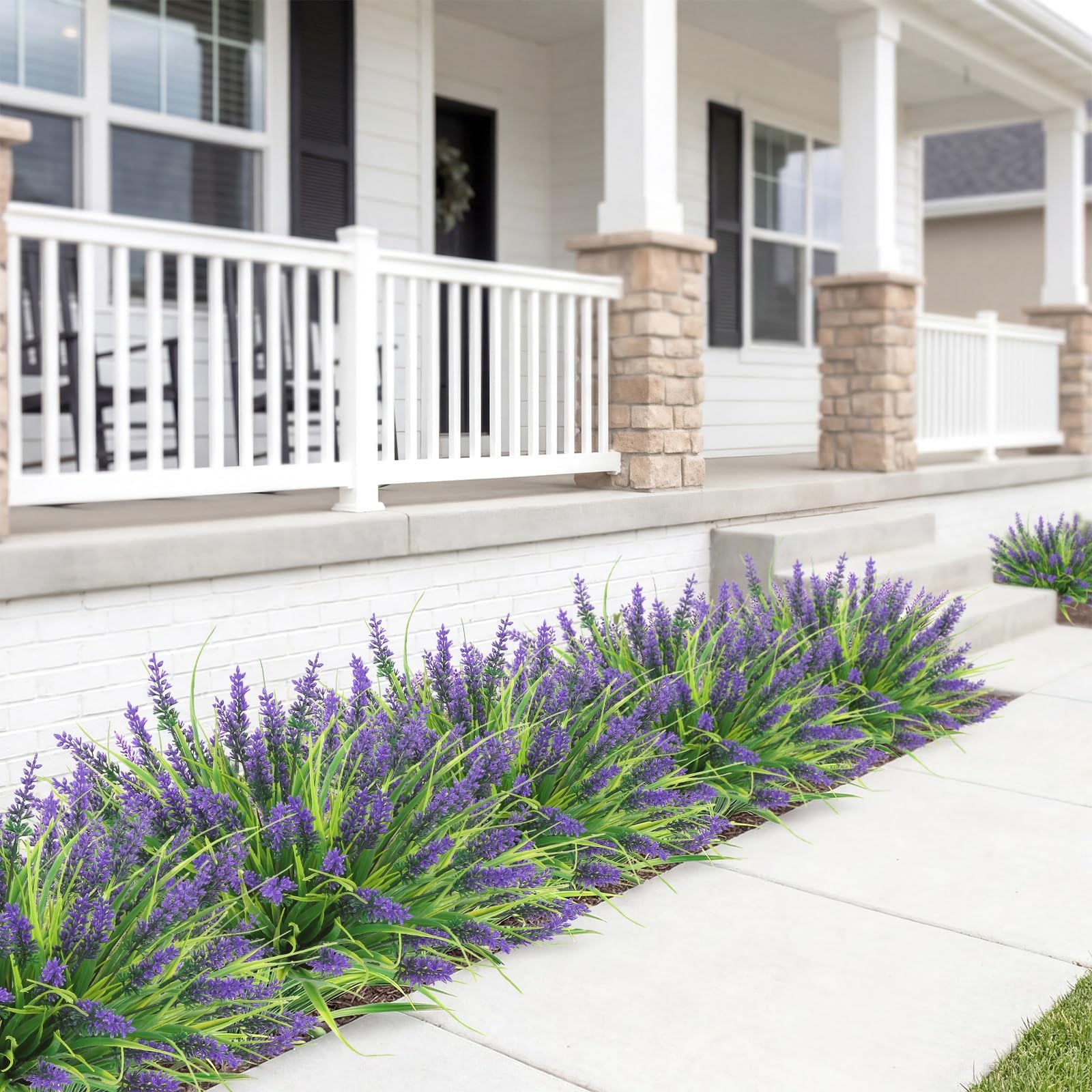 Artificial Flowers for Outdoor Planter Indoor Decor Fake Lavender Flowers UV …