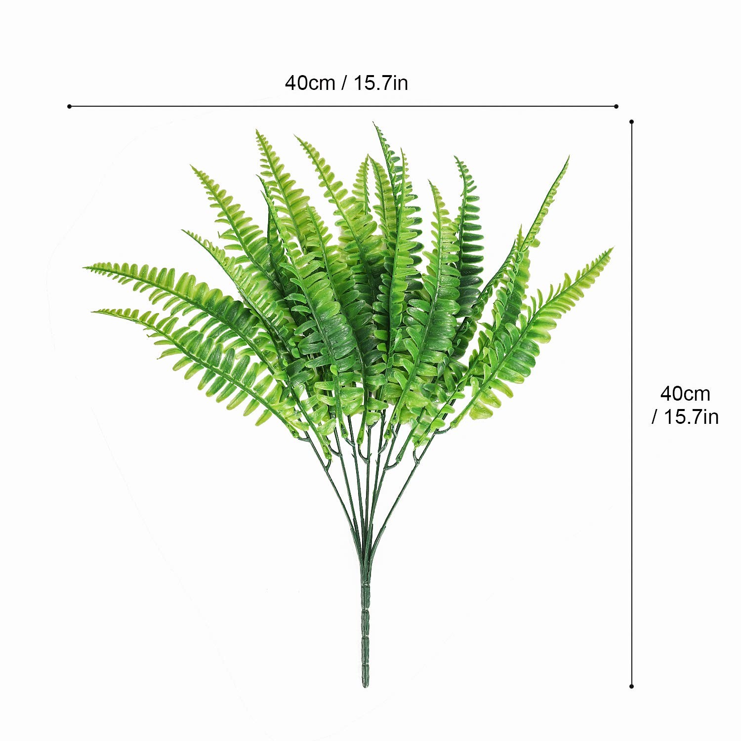 Artificial Boston Fern Plants Bushes Artificial Shrubs Greenery for House Pla…