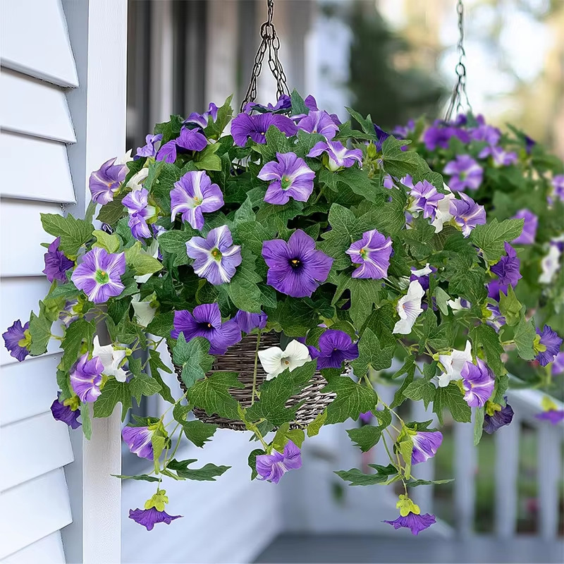 43cm Artificial Morning Glory Flowers Bouquet For Wedding Garden Decoration NEW
