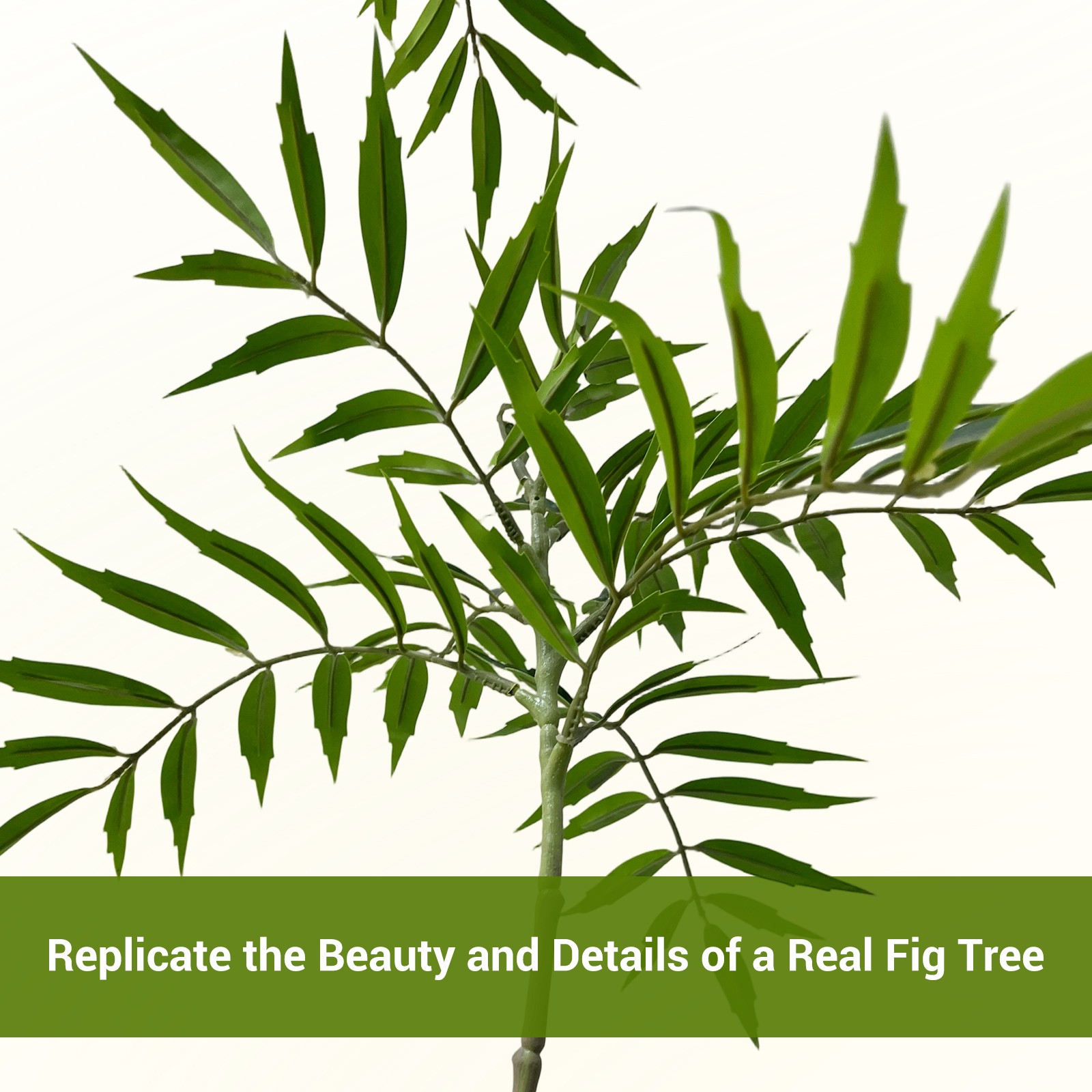 5/6/7FT Artificial Mahonia Plant Tree Realistic Fake Tree for Home Door Decor