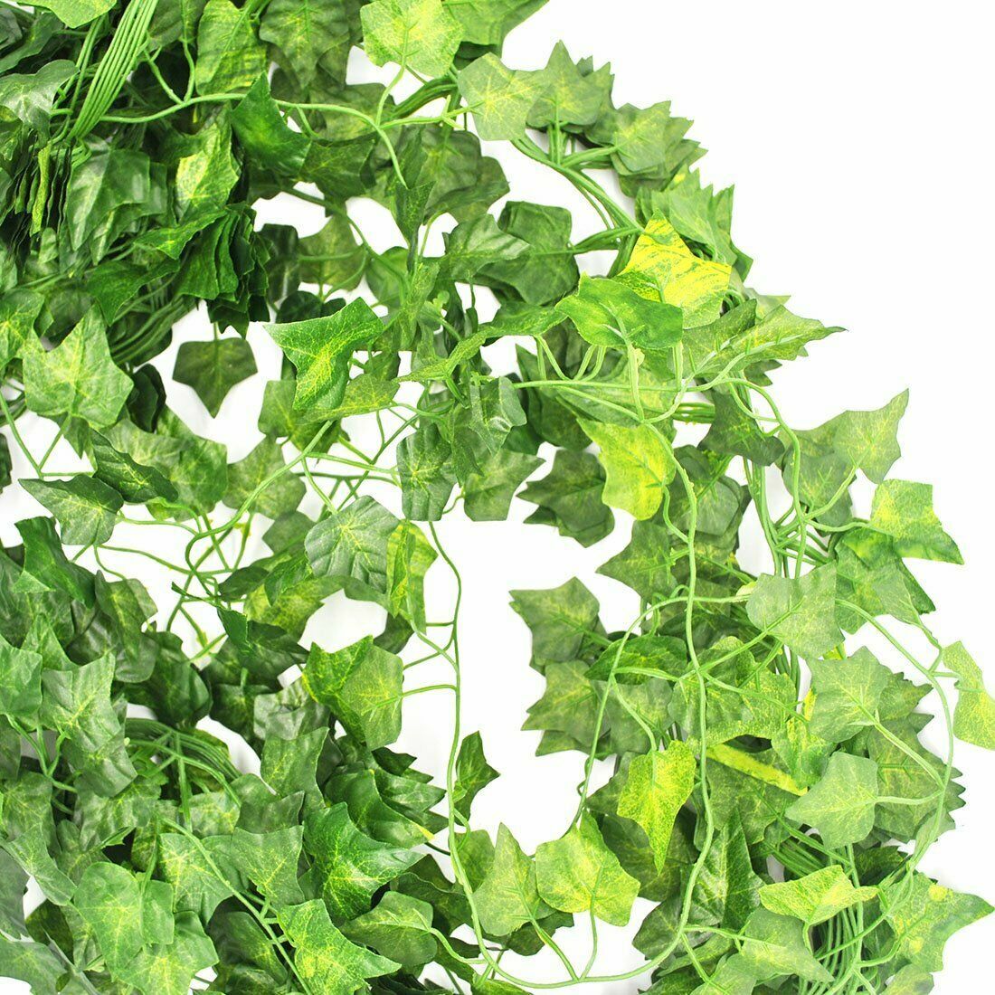 12pcs Artificial Ivy Leaf Plants Vine Hanging Garland Fake Flowers Home Decor