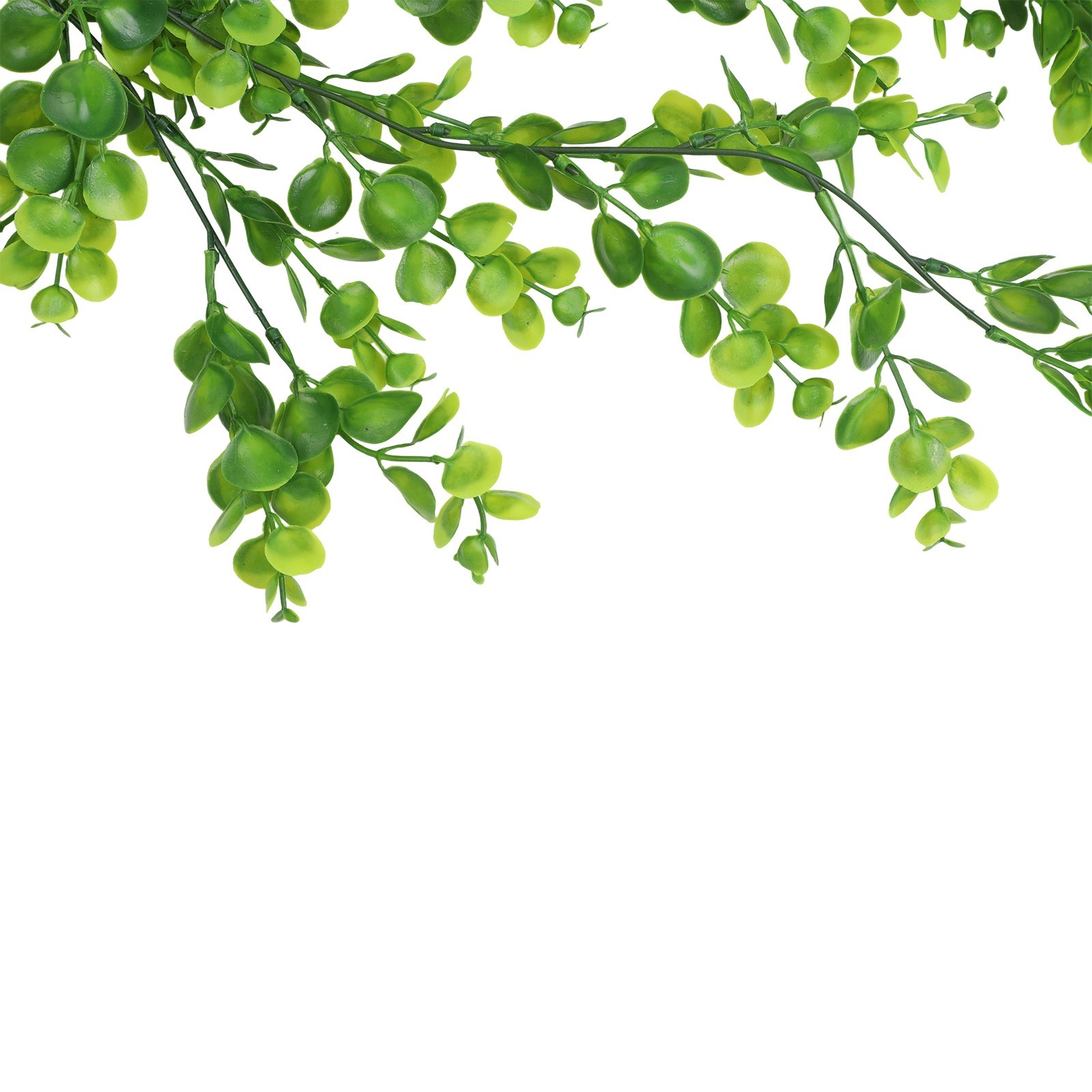 Artificial Eucalyptus Leaves Rattan Plants Set for Floral Arrangements