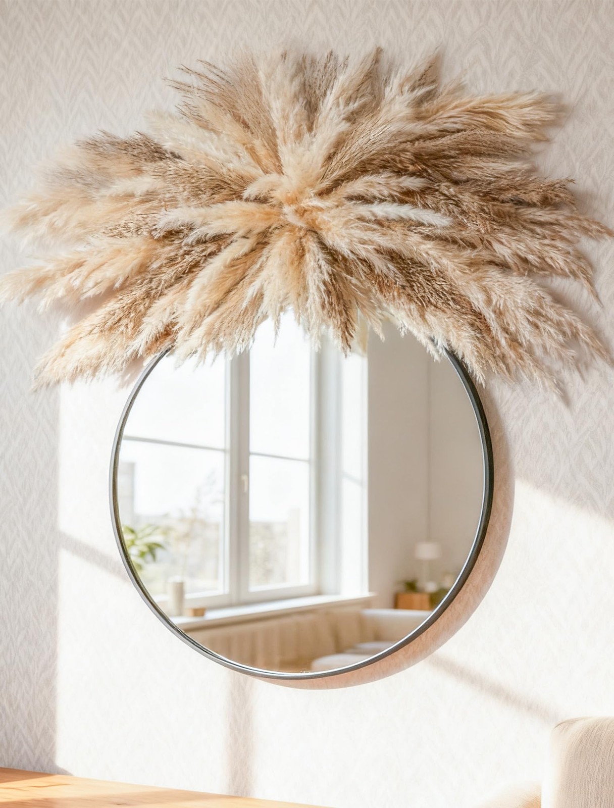 Pampas Grass Wall Decor 20–30in Dried Flowers Boho Hanging Kit