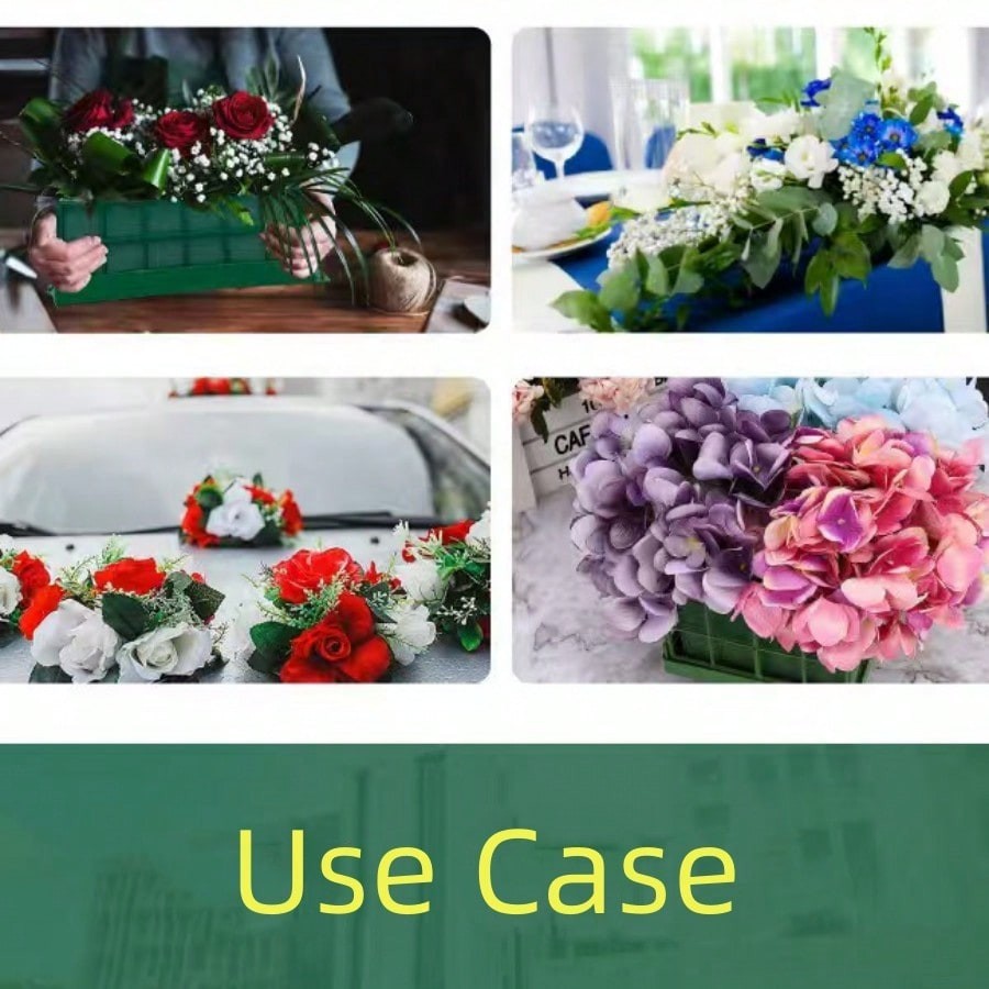 1pc Square Floral Cage Foam Hanging Flower Box Wedding Wall Centerpiece