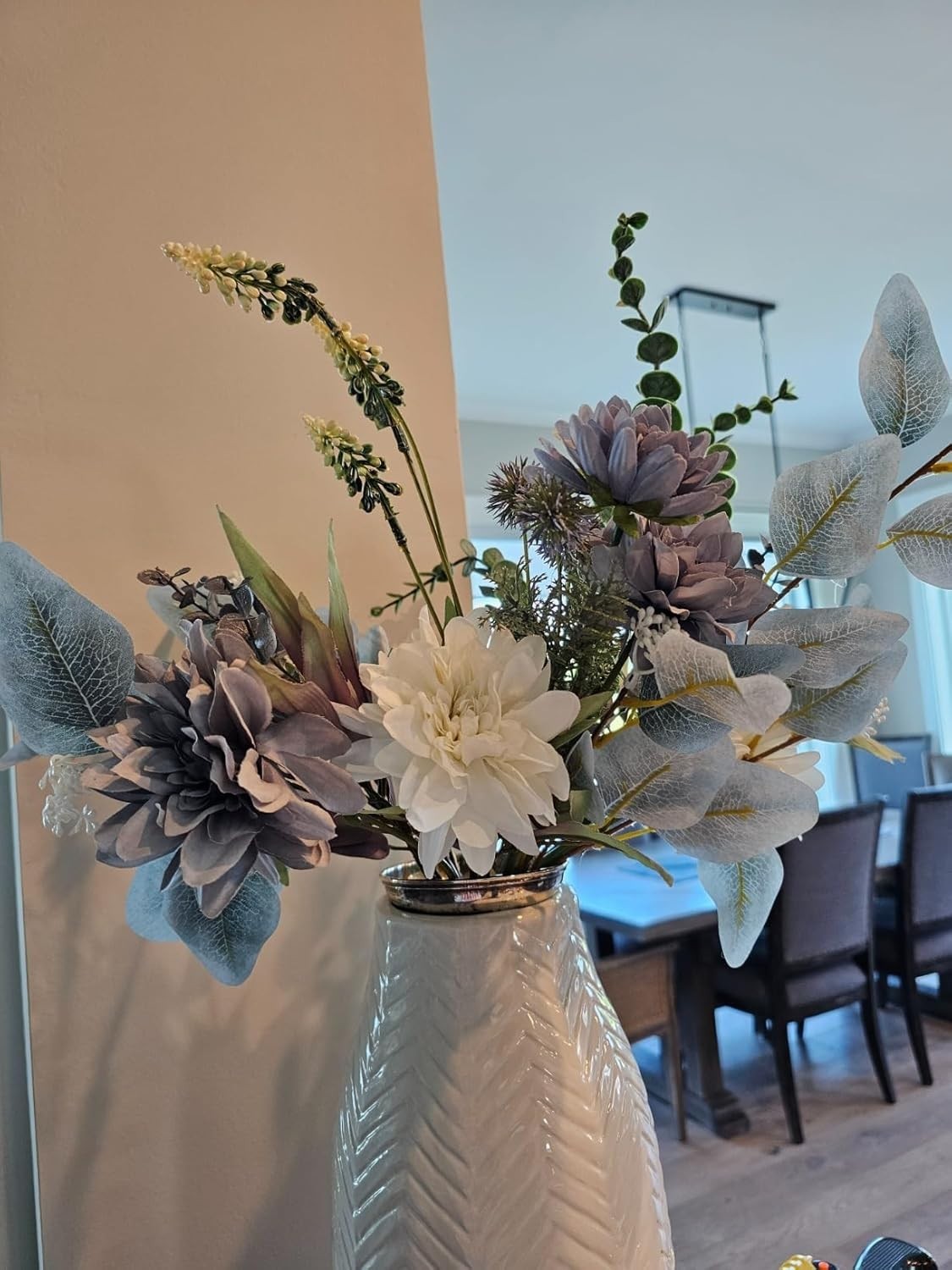 Versatile Faux Floral Arrangement Bouquet – Perfect for Indoor and Outdoor Decor