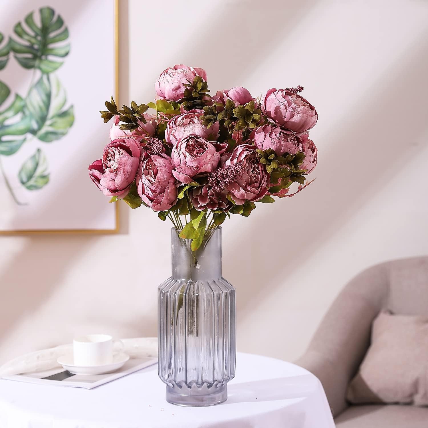Elegant Sweetened Bean Artificial Peony – Perfect for Weddings & Home Interiors