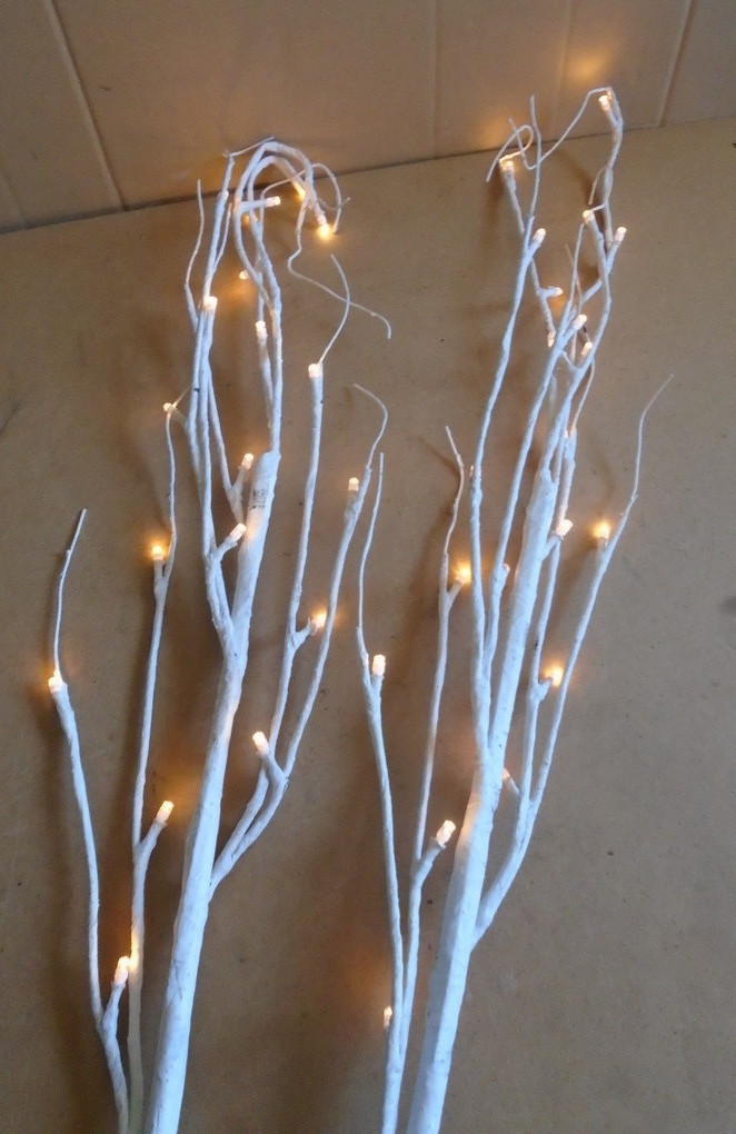 Evergreen LED Birch Branch Pack of 2 (battery operate)