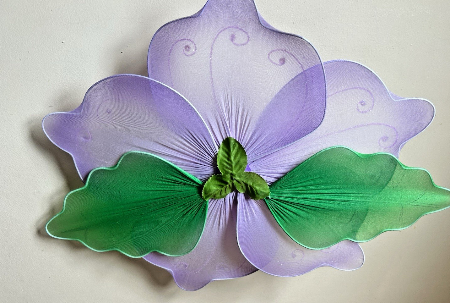 Set of 3 Large Girl’s RoomFloral Hanging Decor Flowers 21″ x 17″ Wall or Ceiling