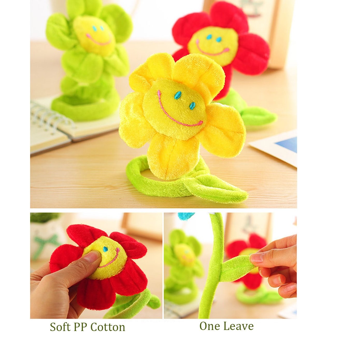 8PCS Artificial Plush Flower Bendable Curtain Buckle Tiebacks Birthday Weddin…