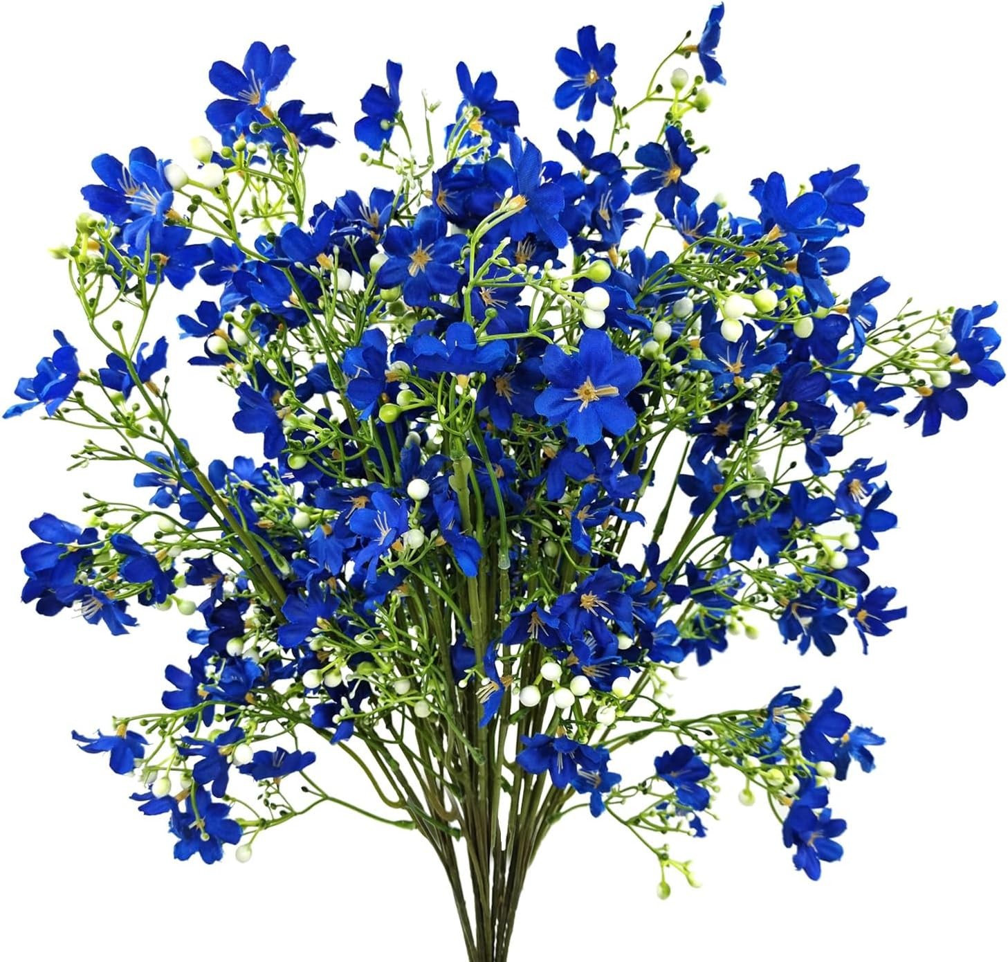 10 PCS Silk Flowers with Long Stems Artificial Flower for Tall Vase Outdoors