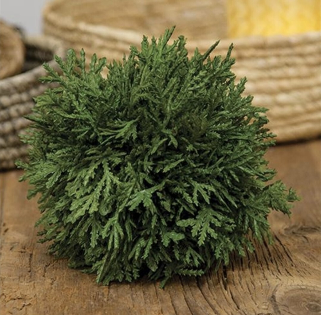 4-1/2″ Cypress Orb Floral Decor Accent
