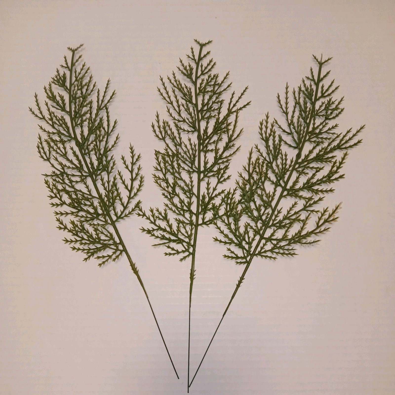 Artificial Cedar Faux Spray Branches Twig Picks Plastic Greenery x 20 Stems