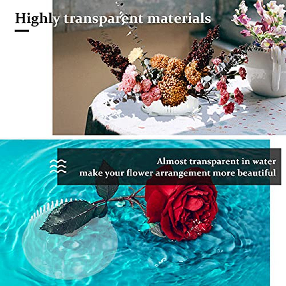4 PCS Flower Frogs Transparent Flower Arrangement Holder, Pin Flower Holder4695