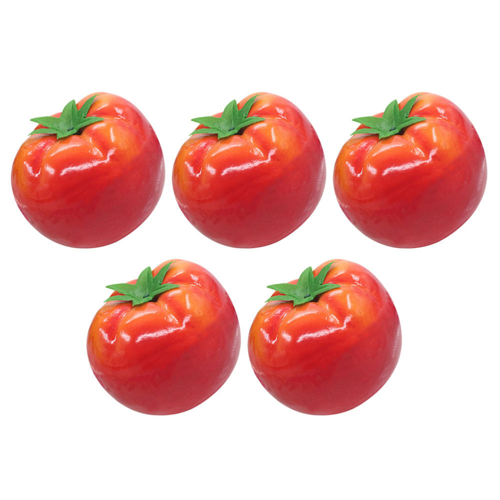 Simulated Tomato Models Lifelike Tomato Models Fake Tomato Figurines New
