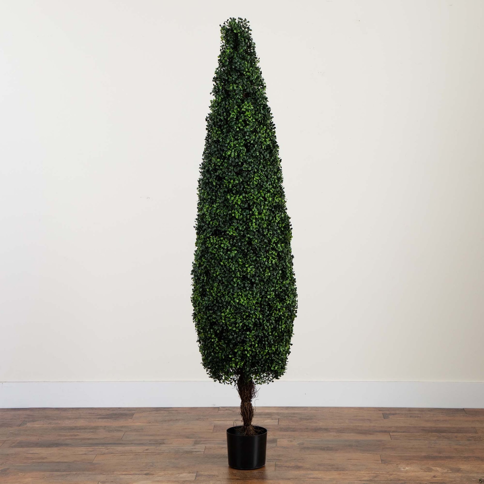 Nearly Natural 6ft UV Resistant Artificial Boxwood Topiary Cone Tree
