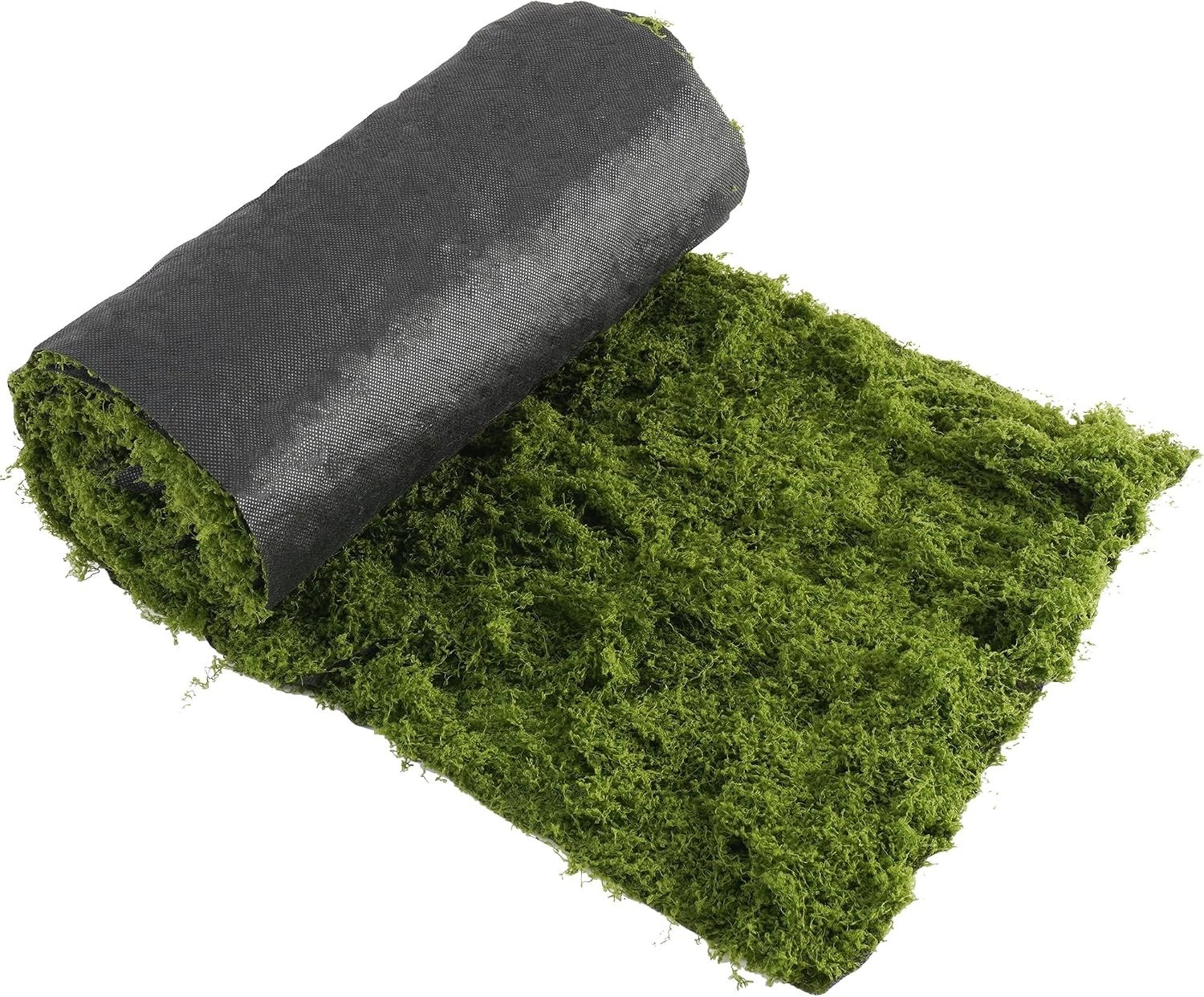 Fake Moss Mat Artificial Moss Roll – 12″ x 71″Cloud Soft Feel Moss Table Runn…