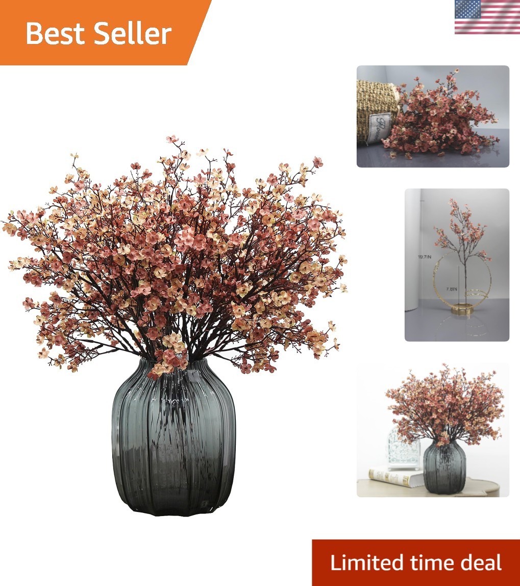 Chic 6 Bundle Silk Flowers – European Design for Fall Decor & Special Occasions