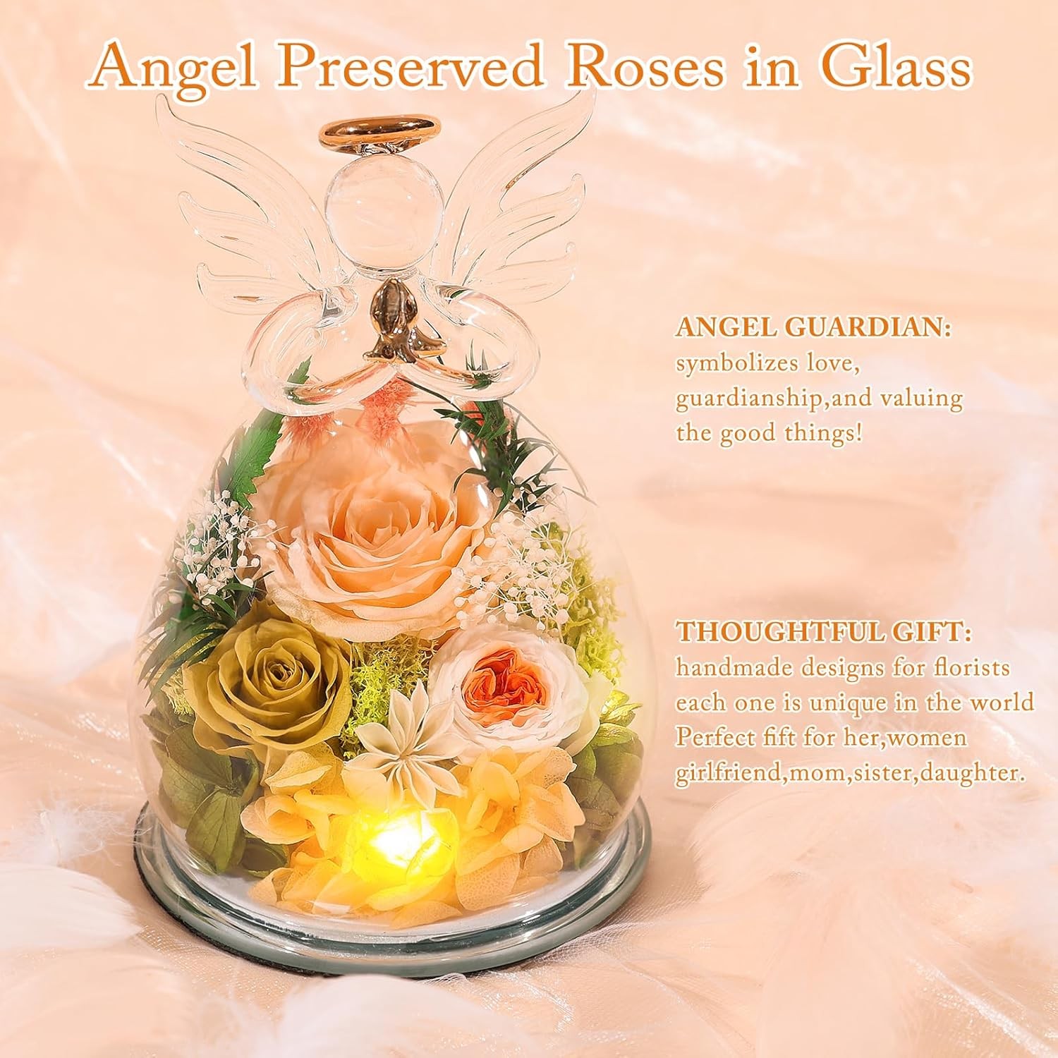Gifts for Mom Mothers Day Birthday Gifts for Women Preserved Rose Forever Flower