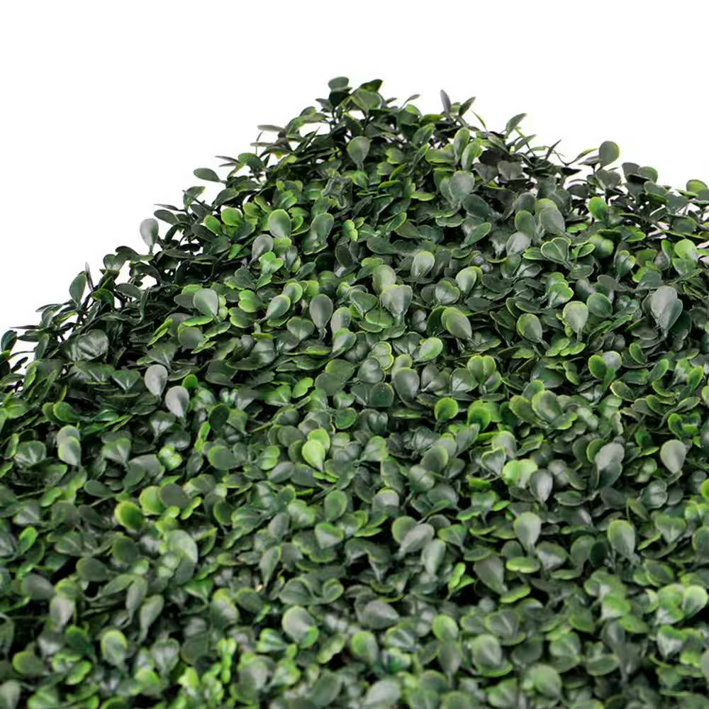 Gorgeous Home Artificial Boxwood Hedge Greenery Panels Dark Green 20 In. X 20 In
