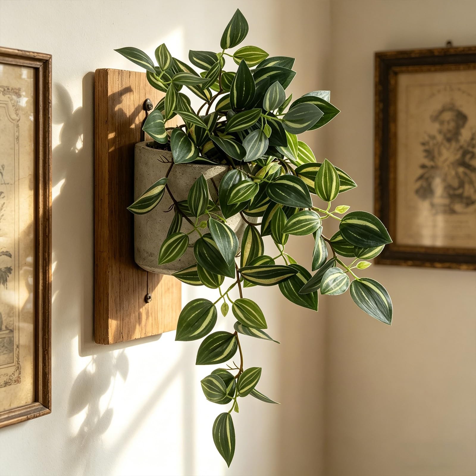 2 Pcs Artificial Ivy Plant, 18″ Faux Hanging Greenery DIY Faux Hanging Pothos…
