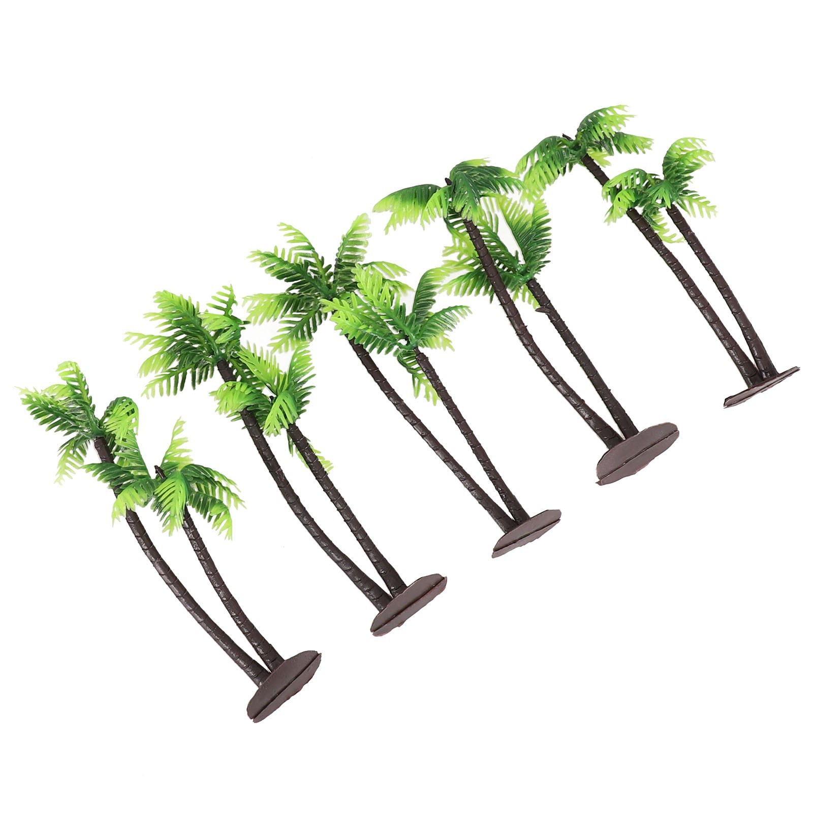 Artificial Coconut Palm Tree Plant Bonsai Realistic Miniature Home Decoration