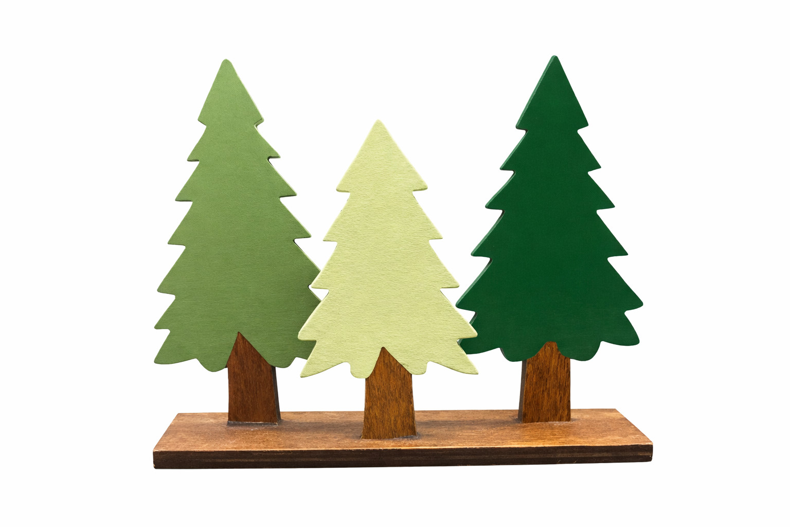 Wooden Tree Table Decor – Rustic Home Holiday Decoration