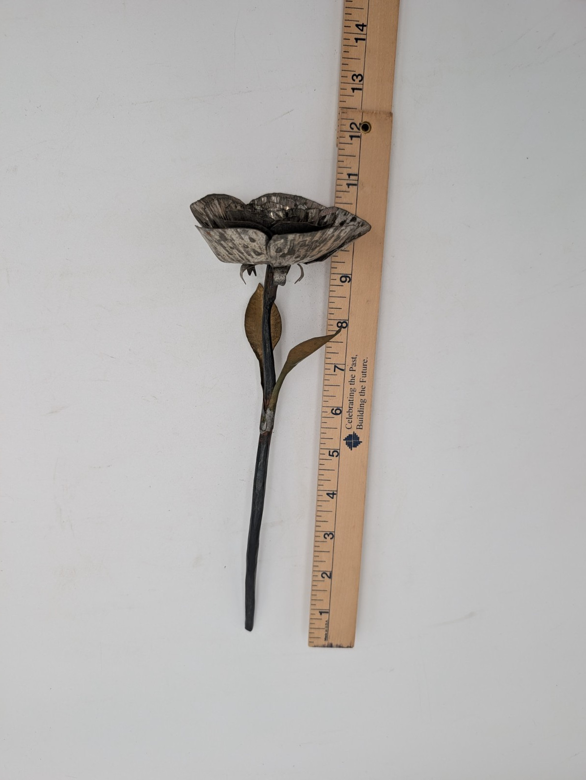 Hand Crafted Welded Metal Forever Rose 🌹